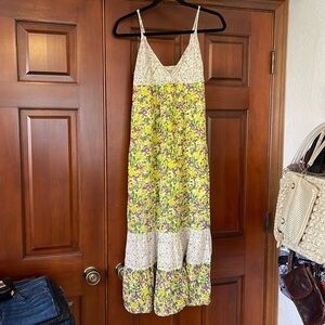 Boho floral sundress small